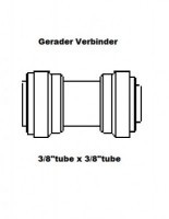 Gerader Verbinder für Schlauch 3/8&quot; (John Guest)