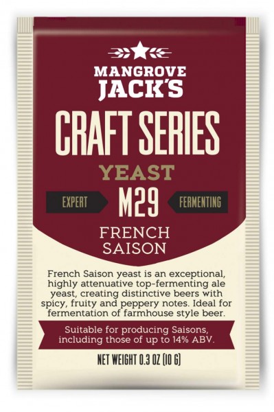 Bierhefe French Saison M29, Mangrove Jack's Craft Series 10g