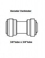 Gerader Verbinder für Schlauch 5/16&quot; (John Guest)