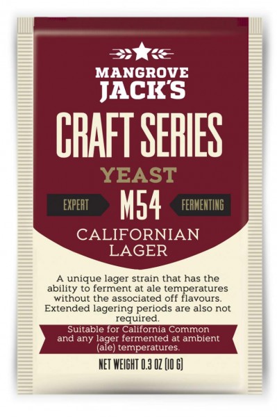 Bierhefe Californian Lager M54, Mangrove Jack's Craft Series 10g 
