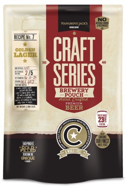 Golden Lager Pouch 1,8kg (Mangrove Jack`s Craft Series)