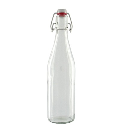 Bügelflasche weiss 35cl mit Bügelverschluss