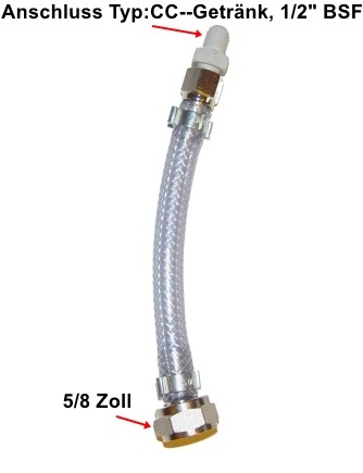 Adapter-Übergangsstück 5/8" zu Typ:CC