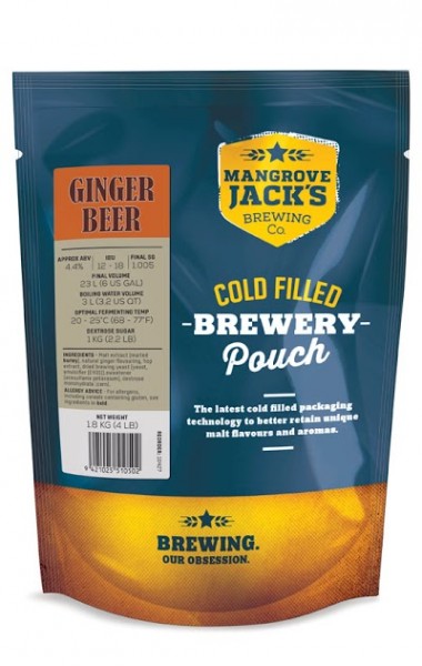 Ginger Beer Pouch 1,8kg (Mangrove Jack`s Traditional Series)