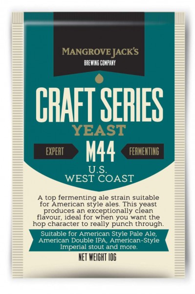 Bierhefe US West Coast M44, Mangrove Jack's Craft Series 10g