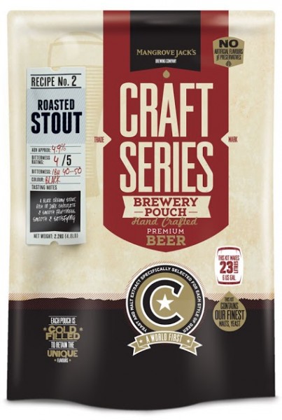 Roasted Stout Pouch 2,2kg (Mangrove Jack`s Craft Series)
