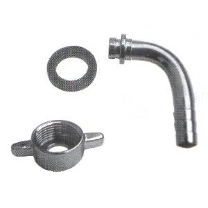 Bierschlauch-Leitungsverschraubung (Anschlussbogen) 10mm, 5/8"
