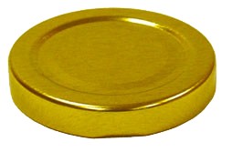 Twist-off Deckel 38mm Gold 10 Stück