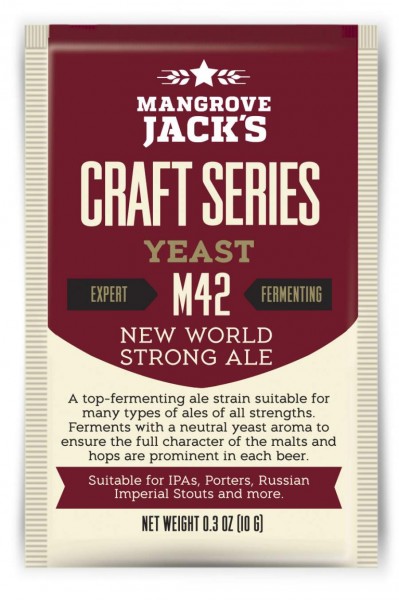 Bierhefe New World Strong Ale M42, Mangrove Jack's Craft Series 10g
