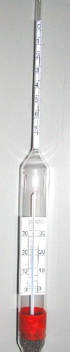 Hydrometer Profi 7-14/0,1 mit Thermometer