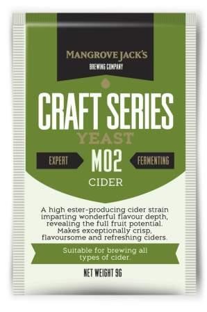 Bierhefe Cider M02, Mangrove Jack's Craft Series 10g 