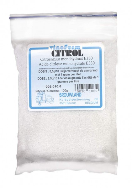 Zitronensäure Vinoferm citrol 100 g