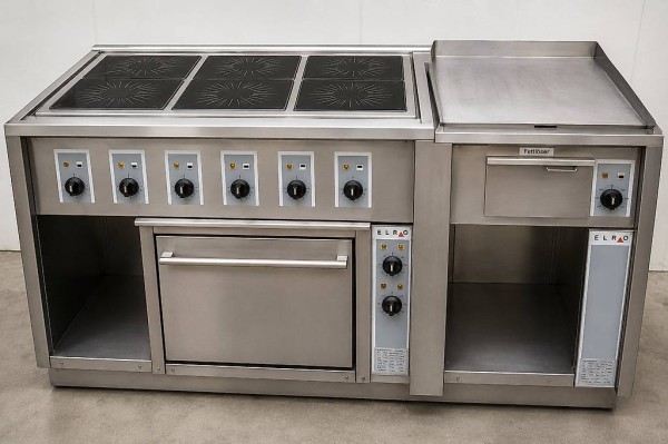 ELRO Gastrokochherd HE-545-101-SA Top-Zustand 400 V 165 cm