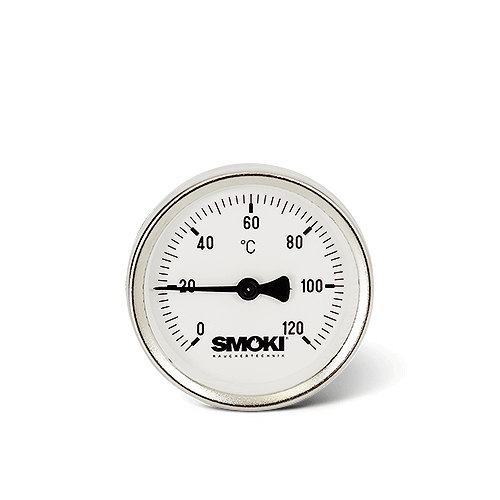 Thermometer 0-120°C mit Montagezubehör