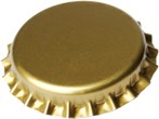 Kronkorken gold, 100 Stück, 26mm