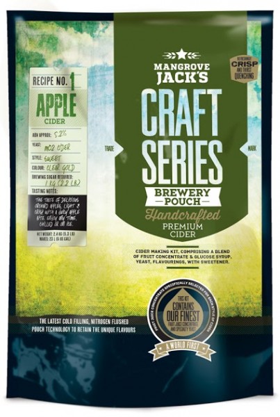 Apple Cider Pouch 2,4kg (Mangrove Jack`s Craft Series)