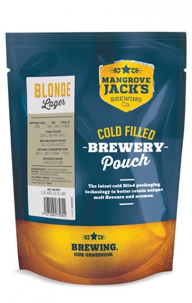Blonde Lager Pouch 1,5kg (Mangrove Jack`s Traditional Series)