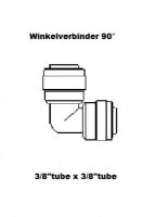 Winkelverbinder 90°, 3/8&quot; x 3/8&quot; (John Guest)